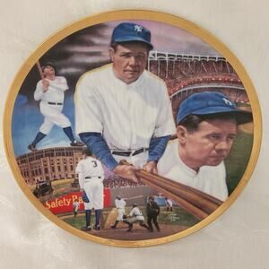 NEW MLB Babe Ruth 1992 Sports Impressions Sultan of Swat 8.5" Plate NY Yankees